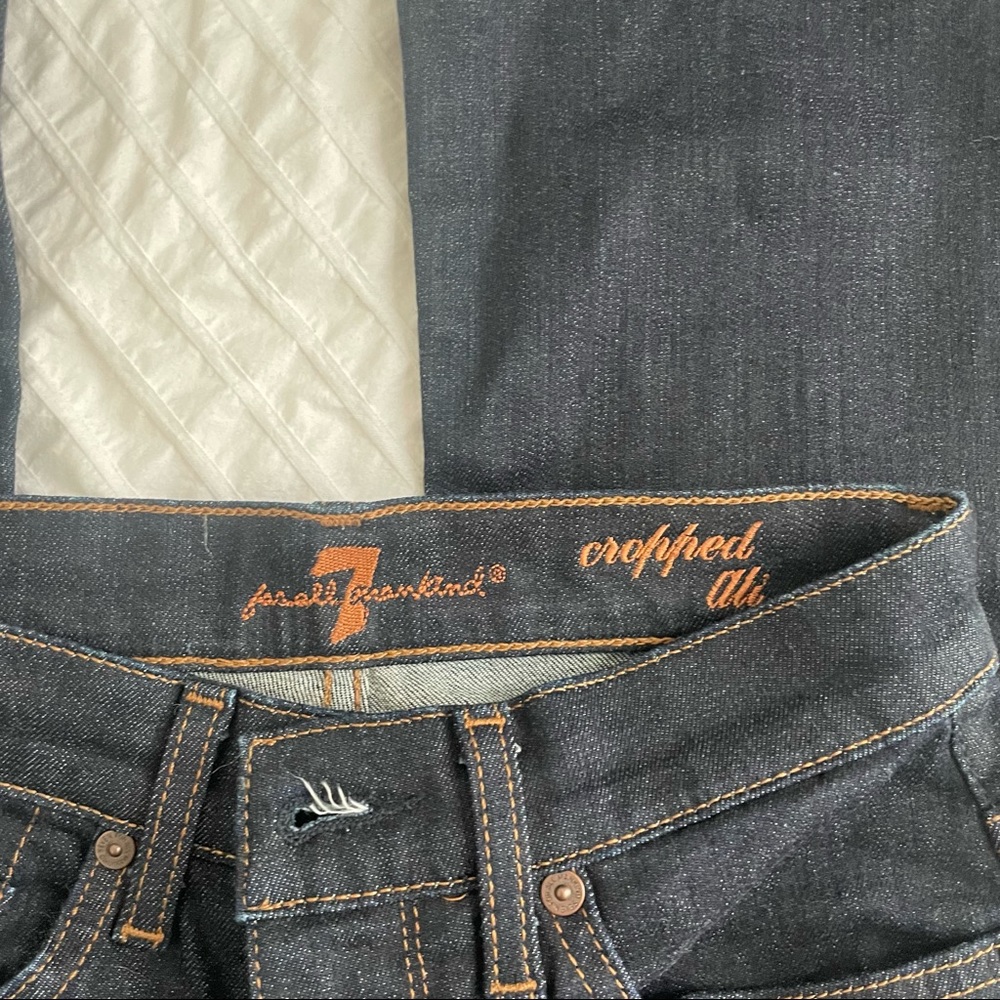 Seven for all mankind crop flare jeans. 24